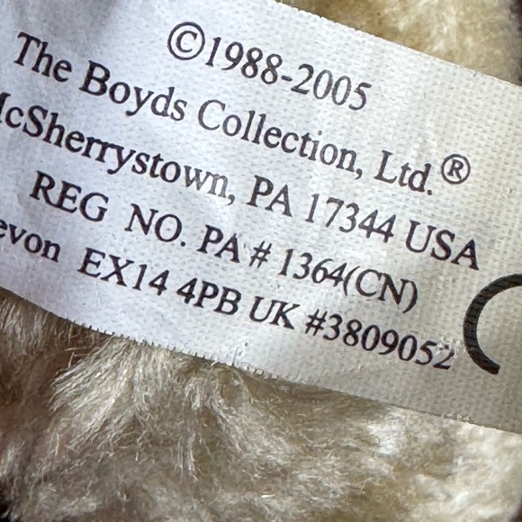 Boyds Bear Mikey 6” NWT 1988 - 2005 plaid bow - Picture 5 of 6
